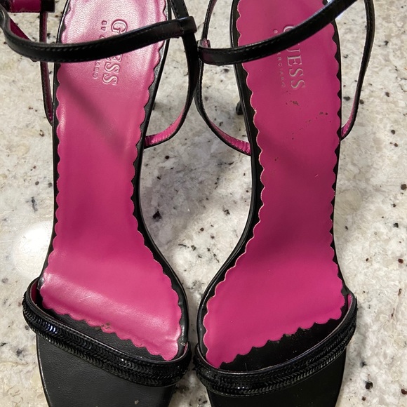 Guess by Marciano black high heel sandals size 10 - Picture 1 of 6